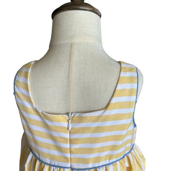 CARMEN VAZQUEZ | Yellow | STRIPED DRESS - Picture 5 of 12